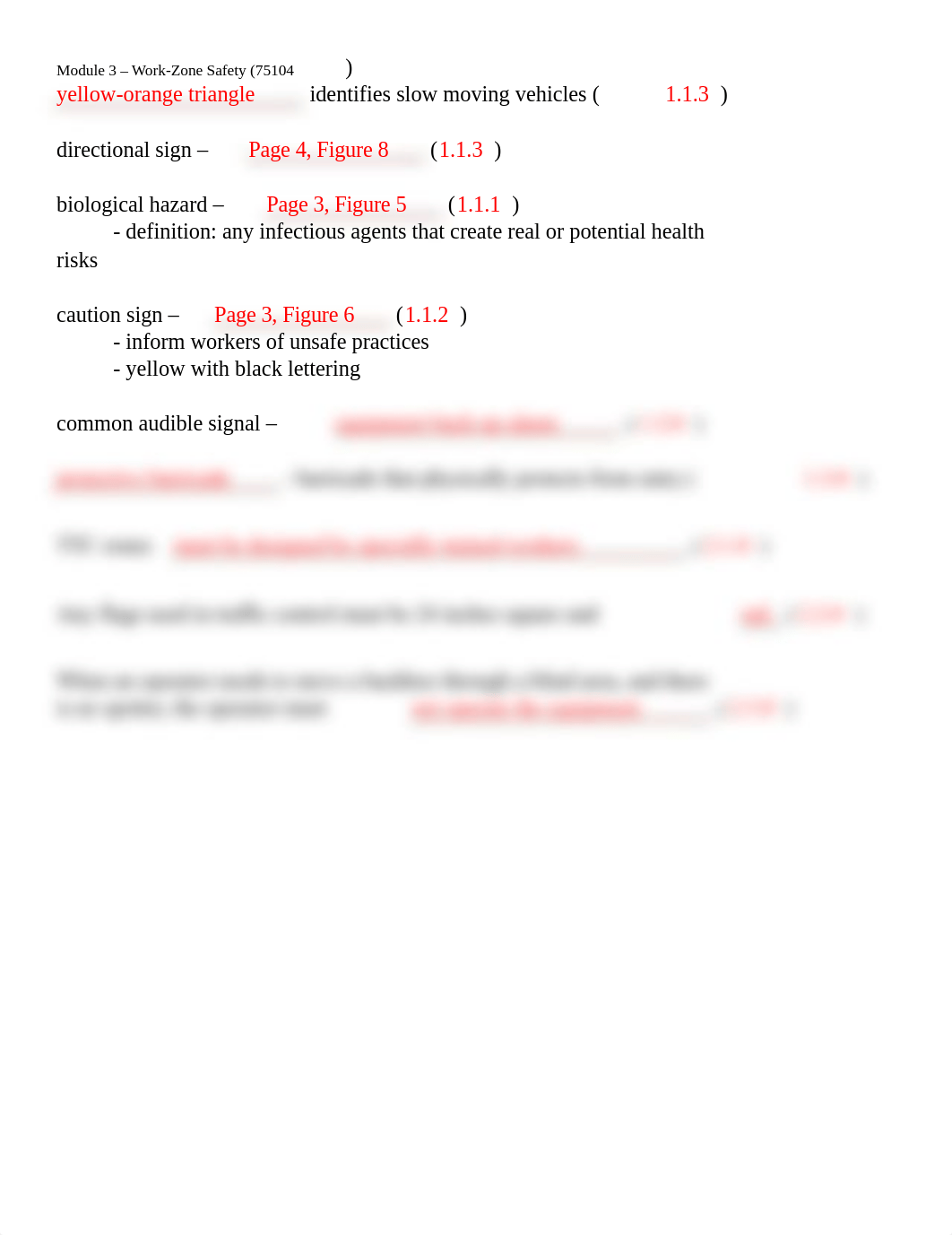 75104 Module 3 - Work-Zone Safety (Key Points).docx_dks7jgm1fxw_page1