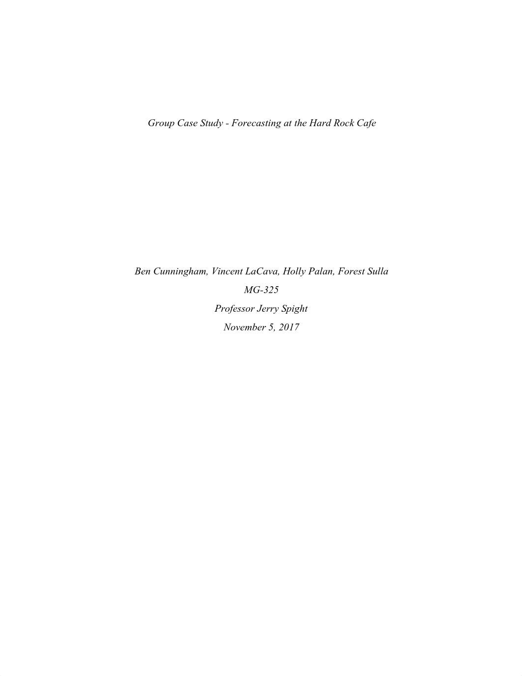 Group Case Study - Forecasting at the Hard Rock Cafe.pdf_dksg68xaa04_page1