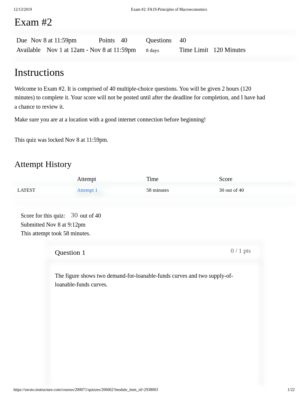 Exam #2_ FA19-Principles of Macroeconomics.pdf_dkshmcgm0q9_page1