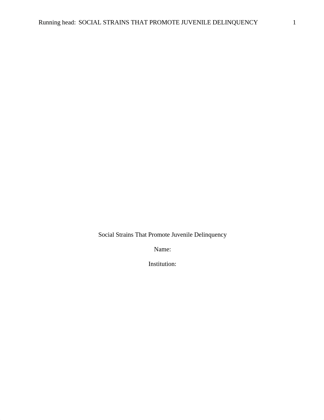 Social Strains That Promote Juvenile Delinquency.docx_dksr561tqlu_page1