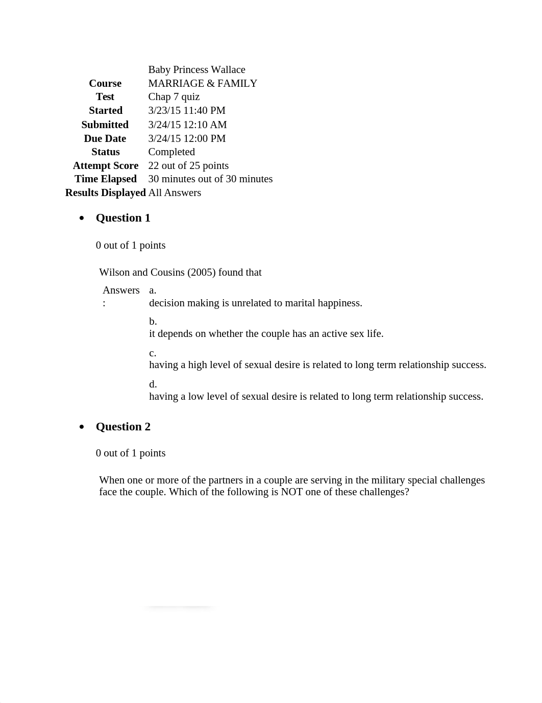 SOCI 2301 MARRIAGE AND FAMILY CHAPTER 7 QUIZ_dkt7bhb4rjz_page1