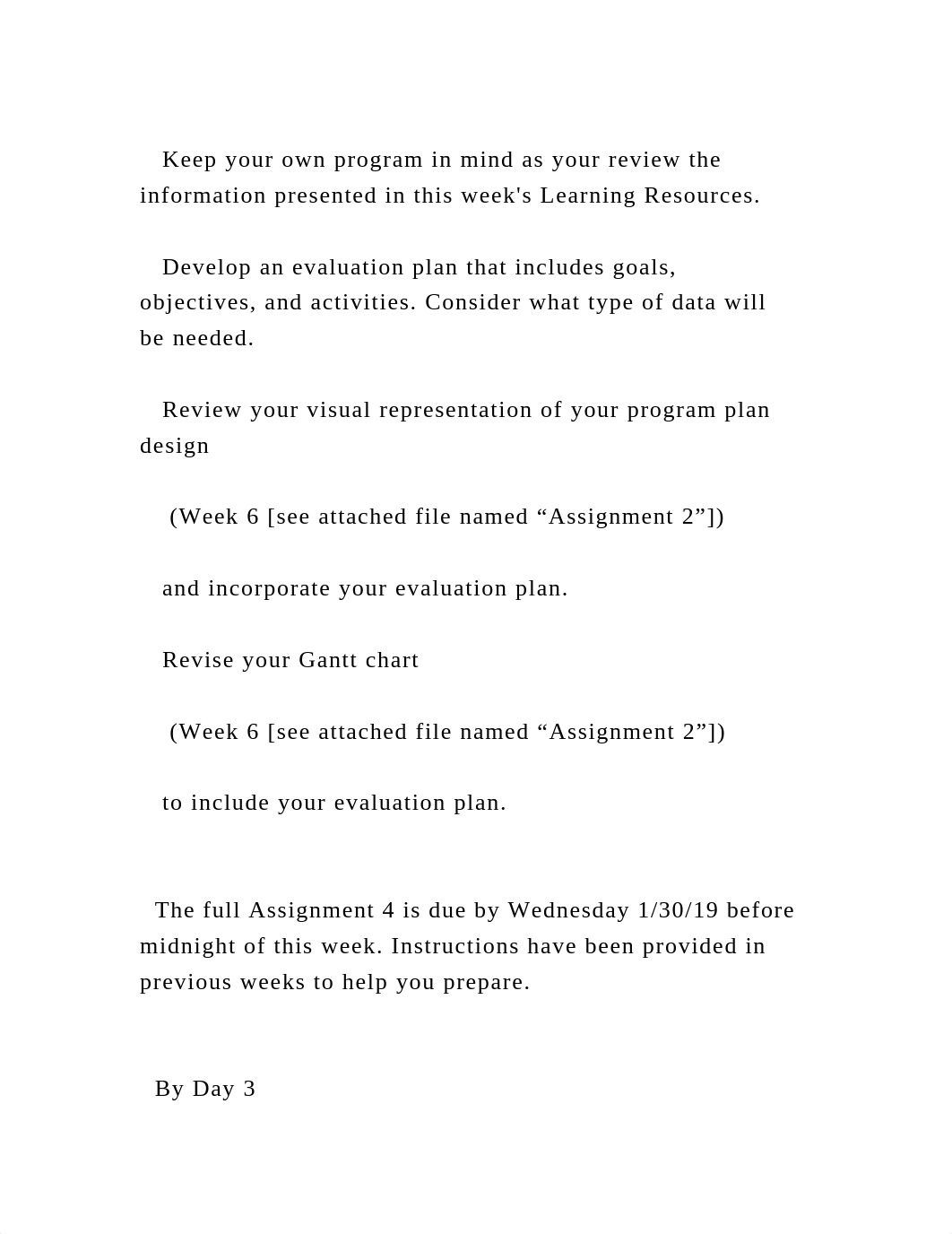 Evaluation Plan    A plan for evaluation should be corre.docx_dkt95ypwtel_page3