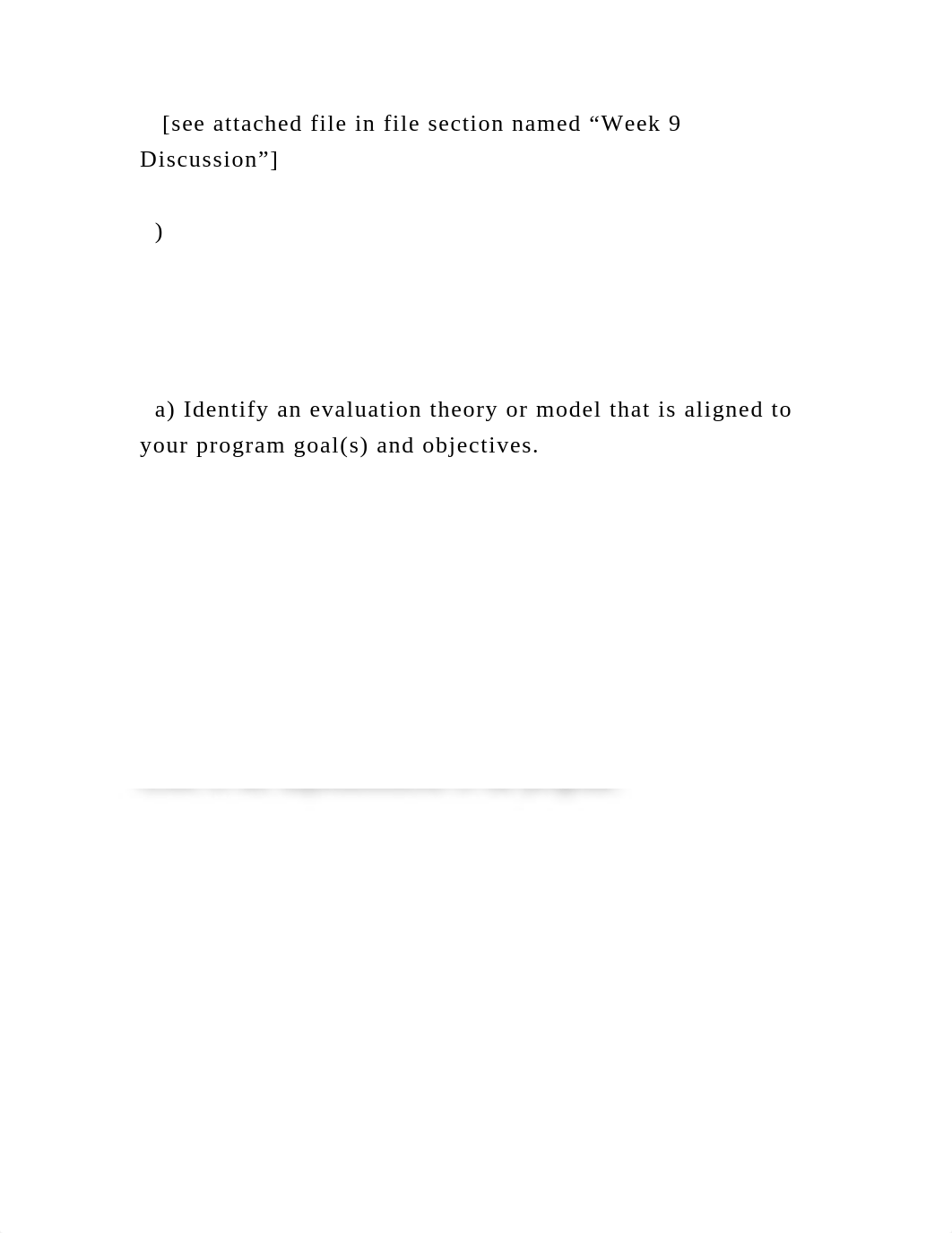 Evaluation Plan    A plan for evaluation should be corre.docx_dkt95ypwtel_page5