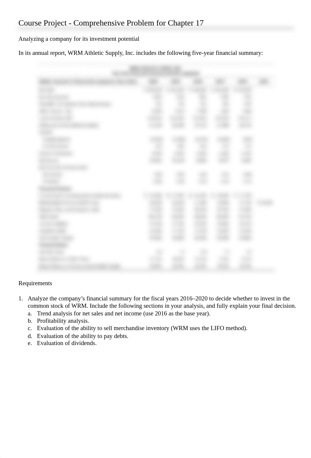 Course Project - Comprehensive Problem for Chapter 17.docx_dktbzin68ay_page1