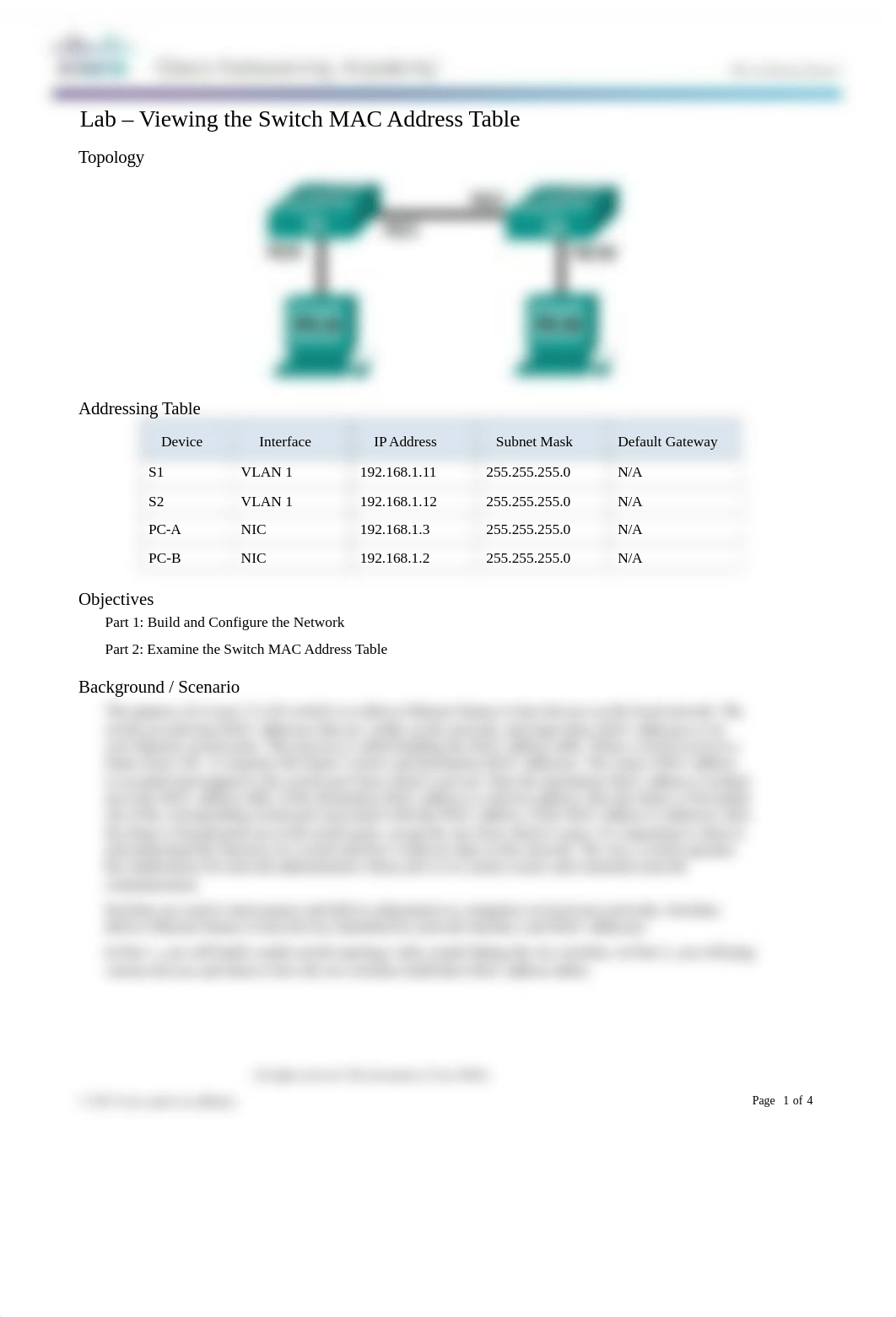 5.2.1.7 Lab - Viewing the Switch MAC Address Table_dktd3xhlh8b_page1