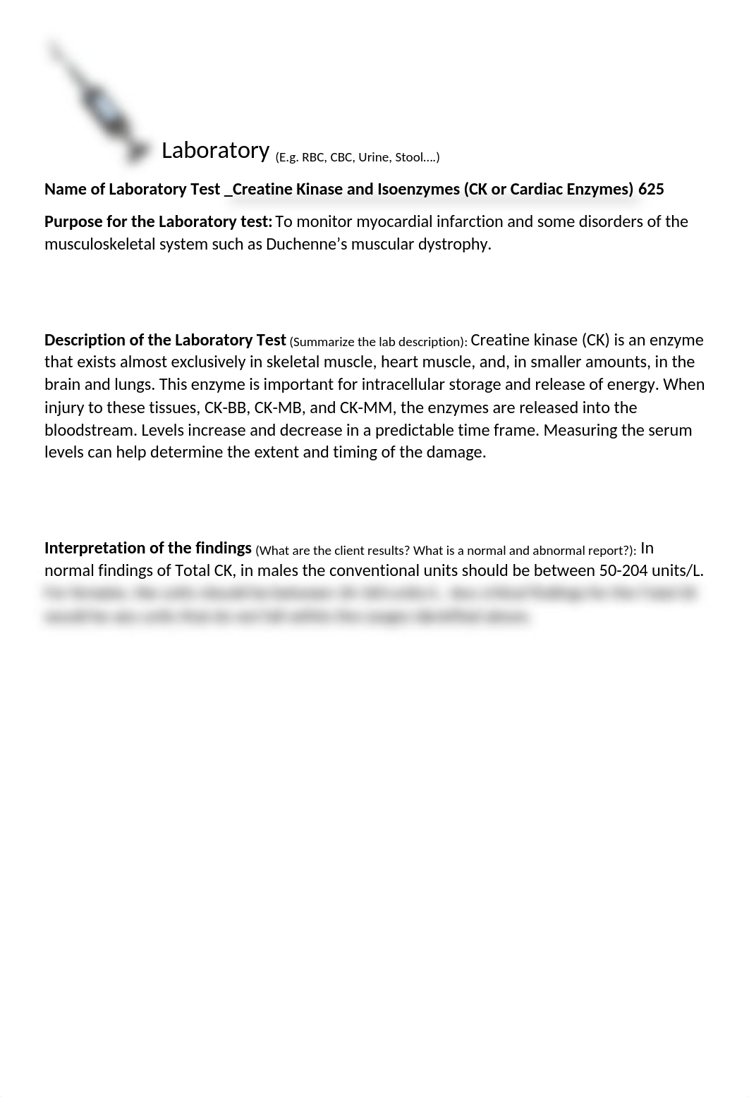 Creatine Kinase and Isoenzymes (CK or Cardiac Enzymes) (Lab)_dktdw69gofq_page1