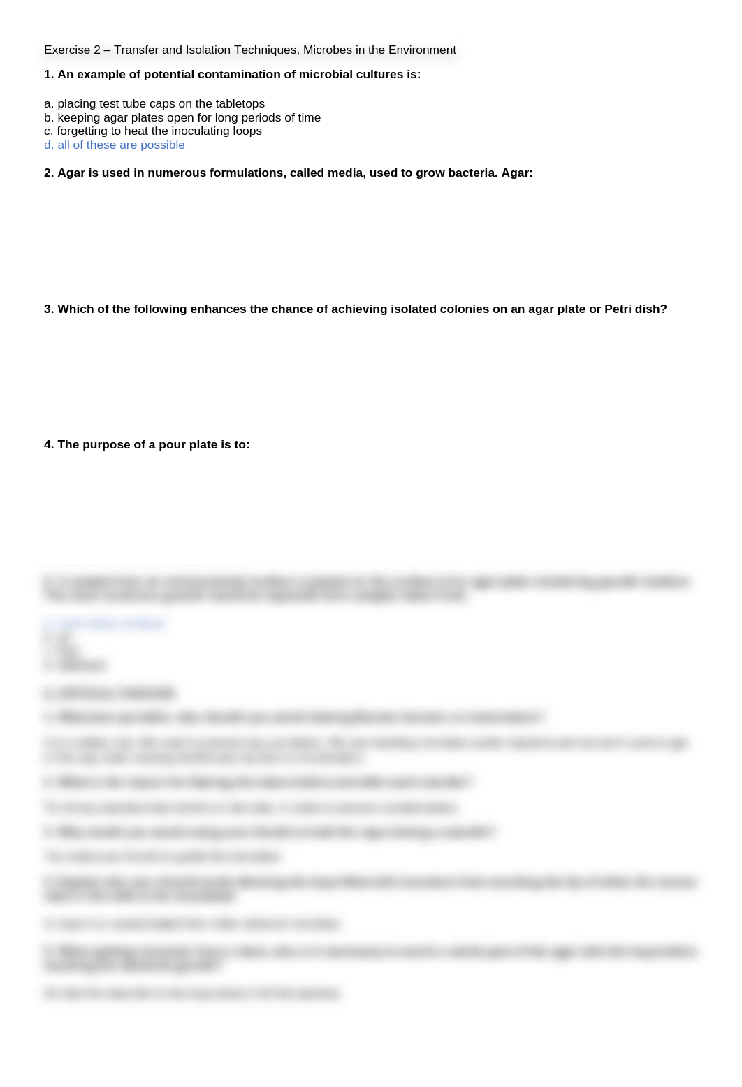 Exercise 2 - Transfer and Isolation Techniques, Microbes in the Environment.docx_dkts2h52orx_page1