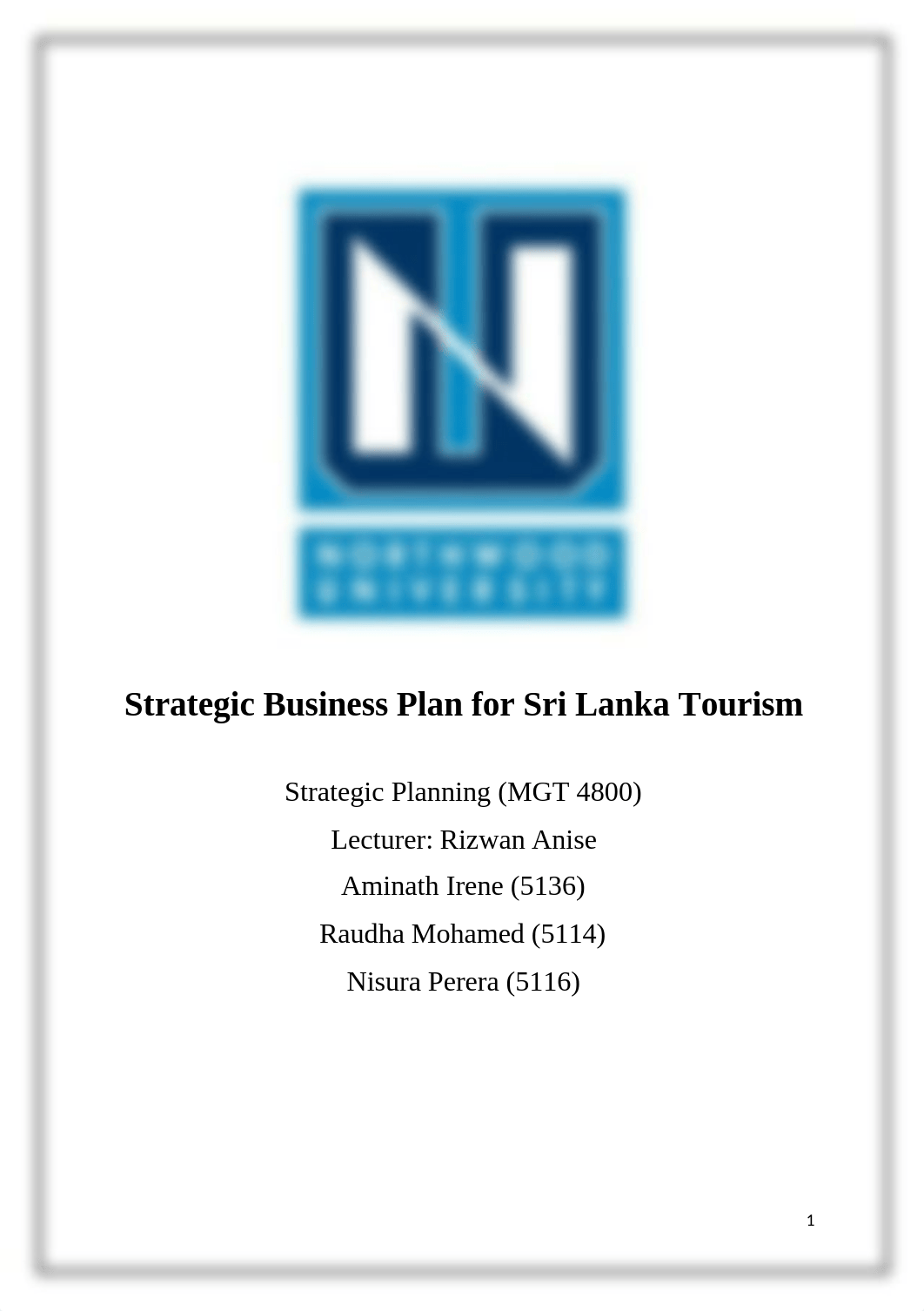 Strategic Business Plan for Sri Lanka Tourism.docx_dkufw4ht3pz_page1