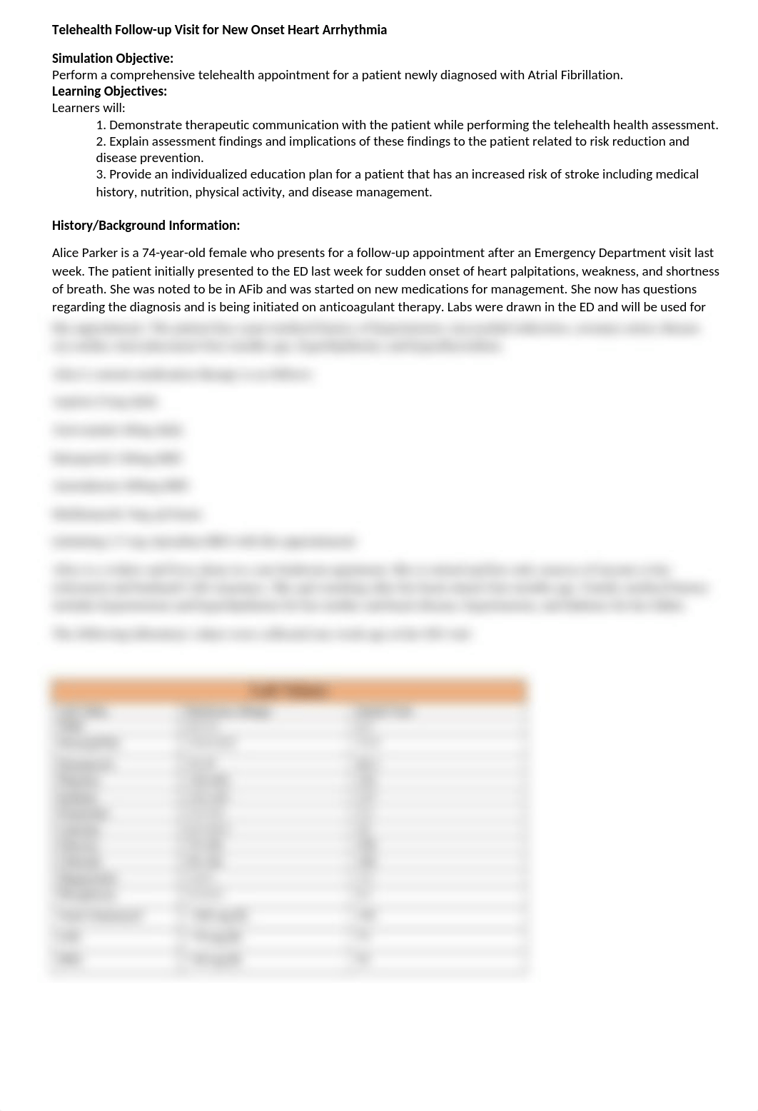 Telehealth follow-up Visit New Onset Heart Arrhythmia - students final.odt_dkuhfbc3ftp_page1