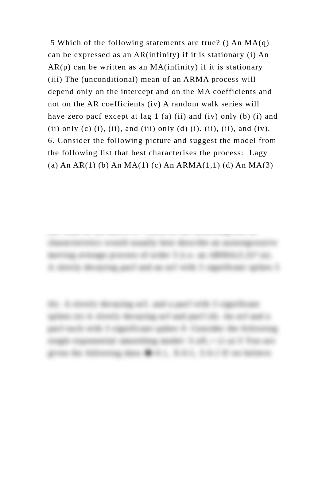 5 Which of the following statements are true () An MA(q) can be expr.docx_dkuj9ddyfwh_page2