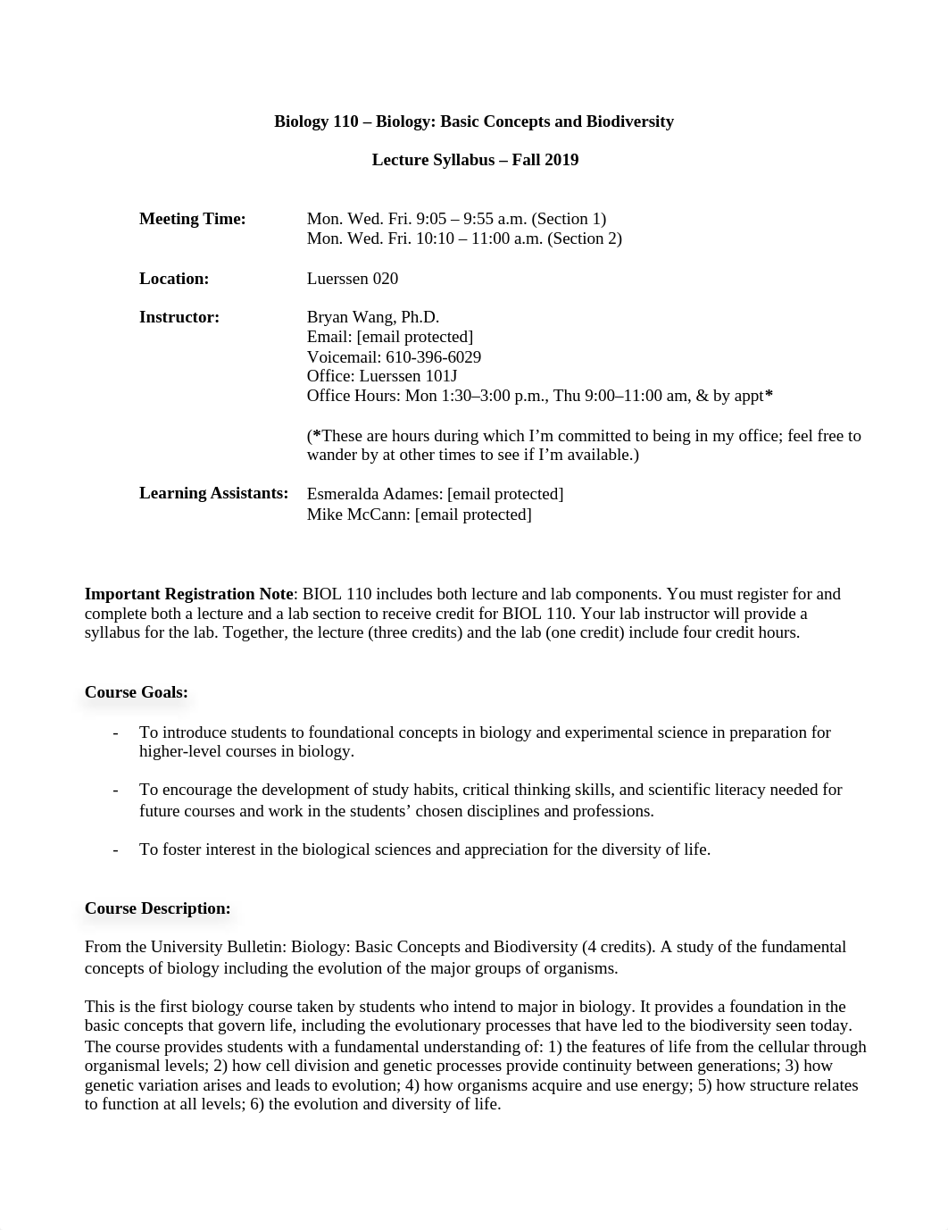 BIOL 110 Syllabus - Fall 2019.docx_dkumojy38o7_page1