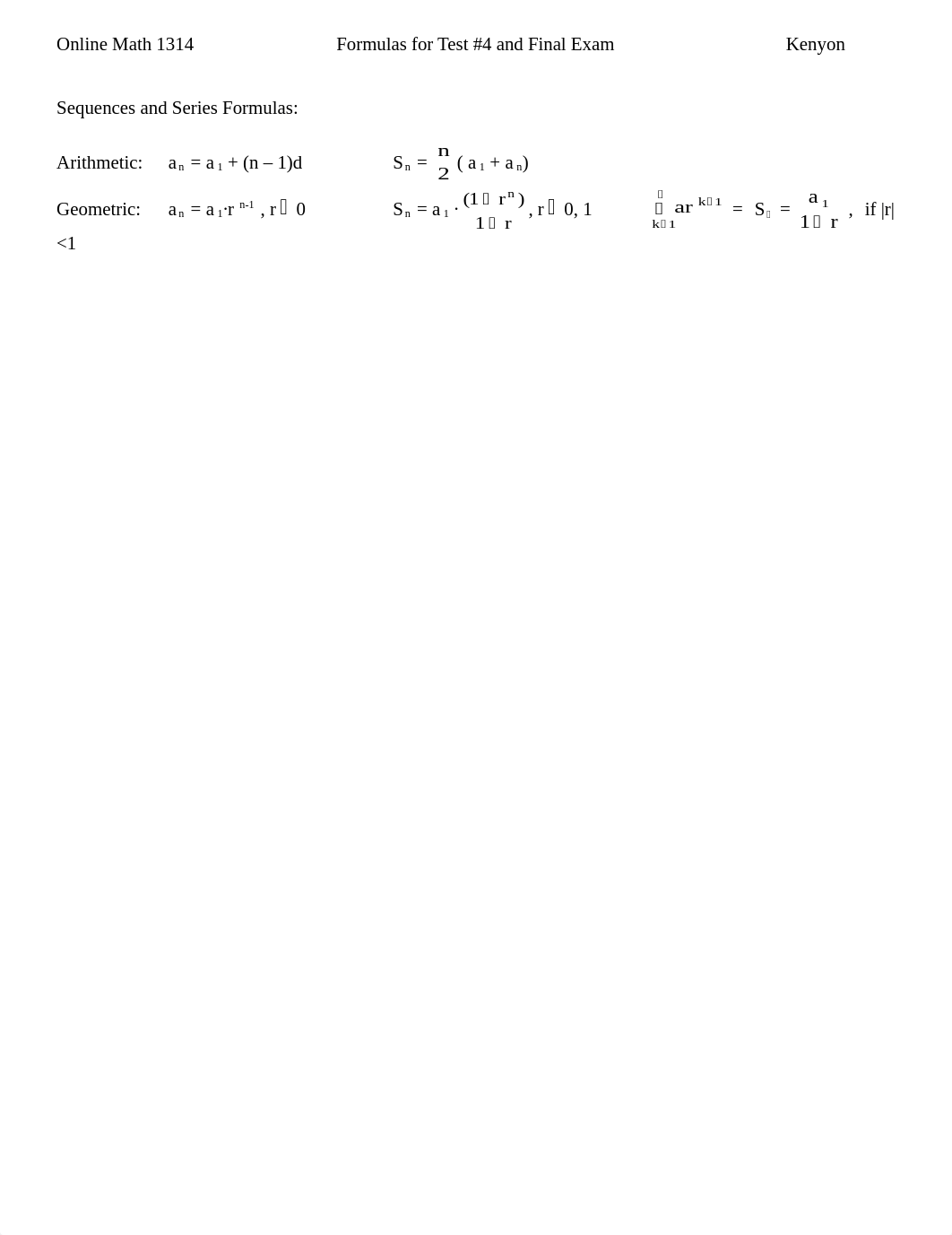 Online College Algebra Formulas for Test 4_dkutljfkz2y_page1