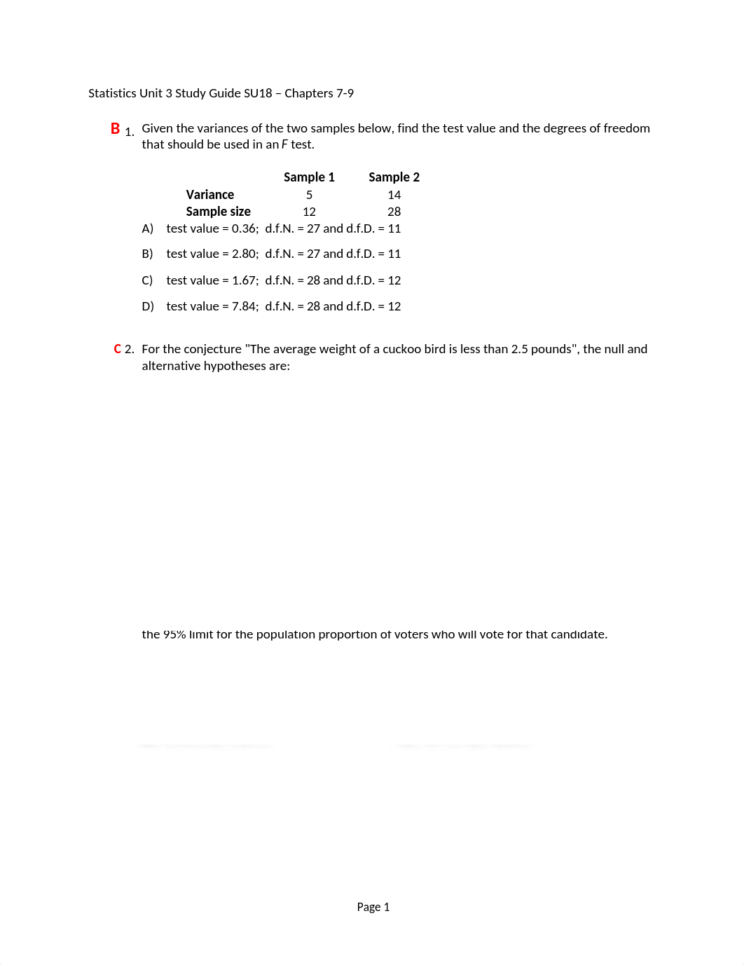 Stats Unit 3 Study Guide SU18.docx_dkv66nf8caa_page1