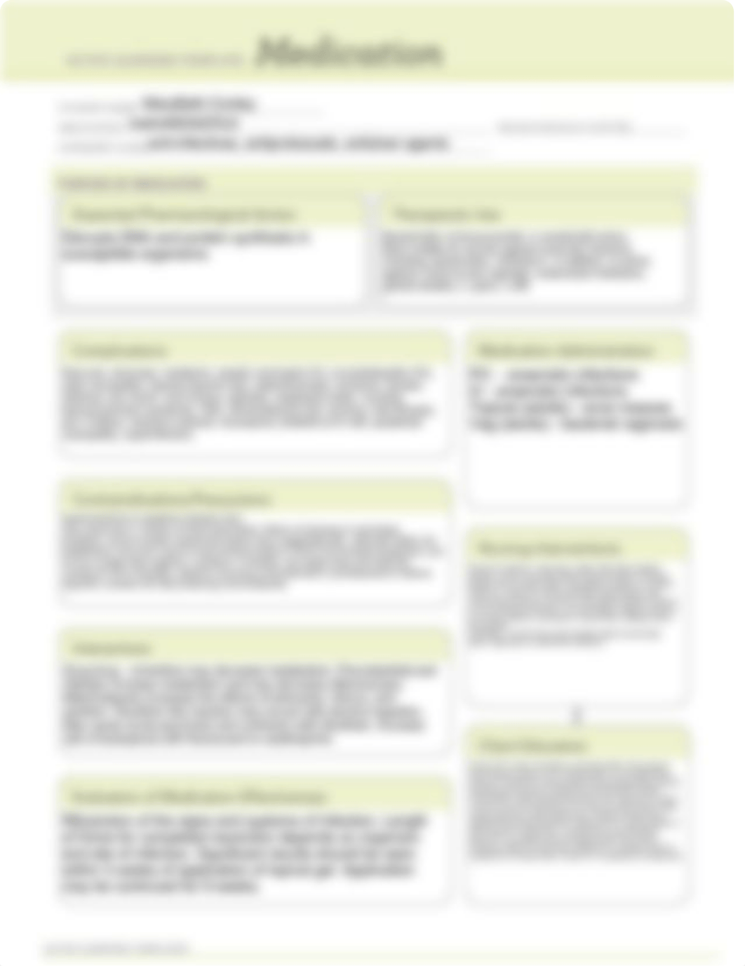 Metronidazole (Flagyl) - Medicatioin Sheet.pdf_dkvht5711za_page1