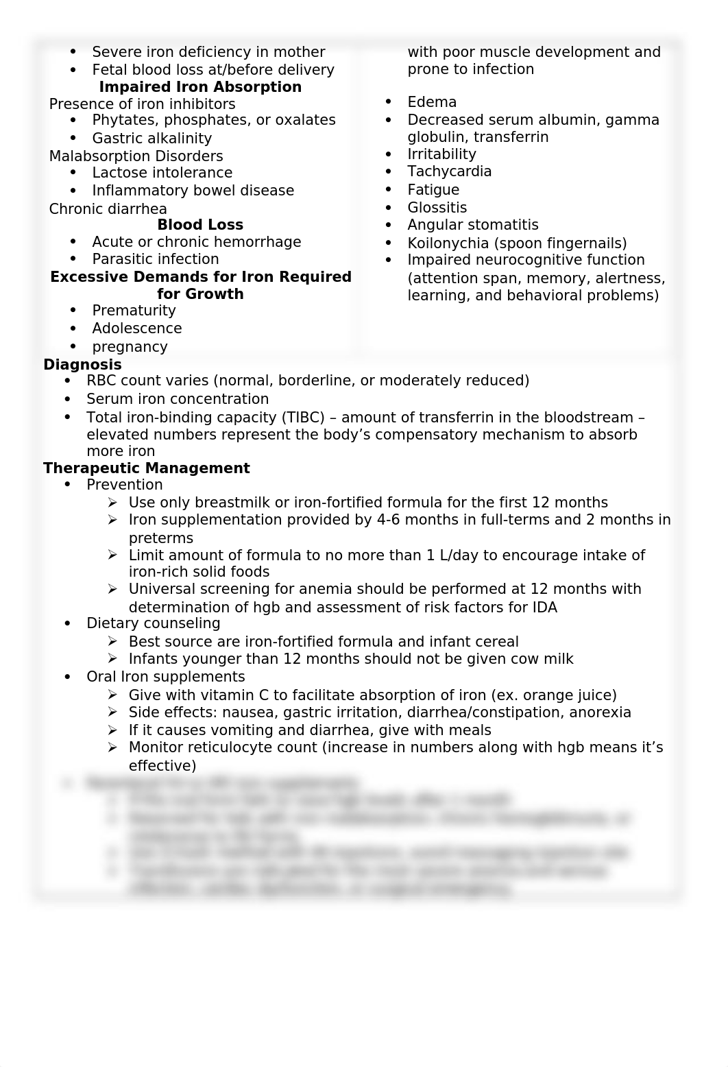 Peds- Final Exam BluePrint (By Me).docx_dkvjoekdc23_page2