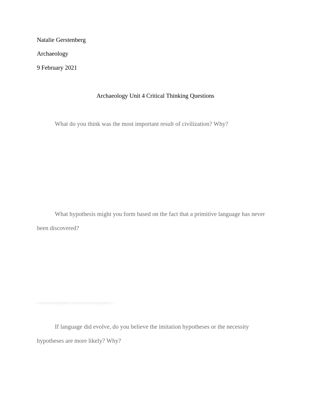 Archaeology Unit 4 Critical Thinking Questions.docx_dkvs4vcggbl_page1
