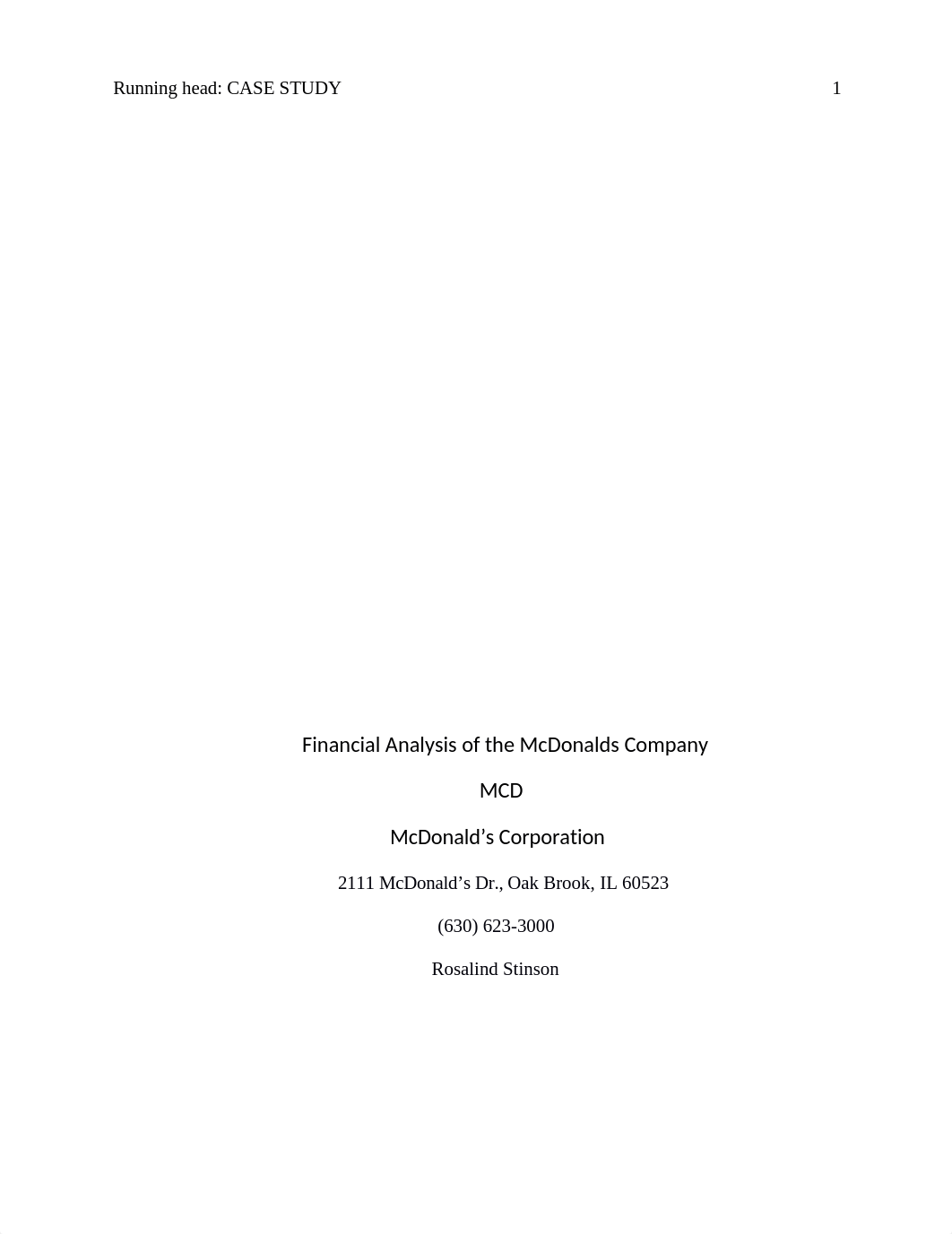 Rosalind Stinson Week 2 22 Mar 2015 McDonalds Case Study Company Overview Draft.docx_dkvzksgz1n3_page1