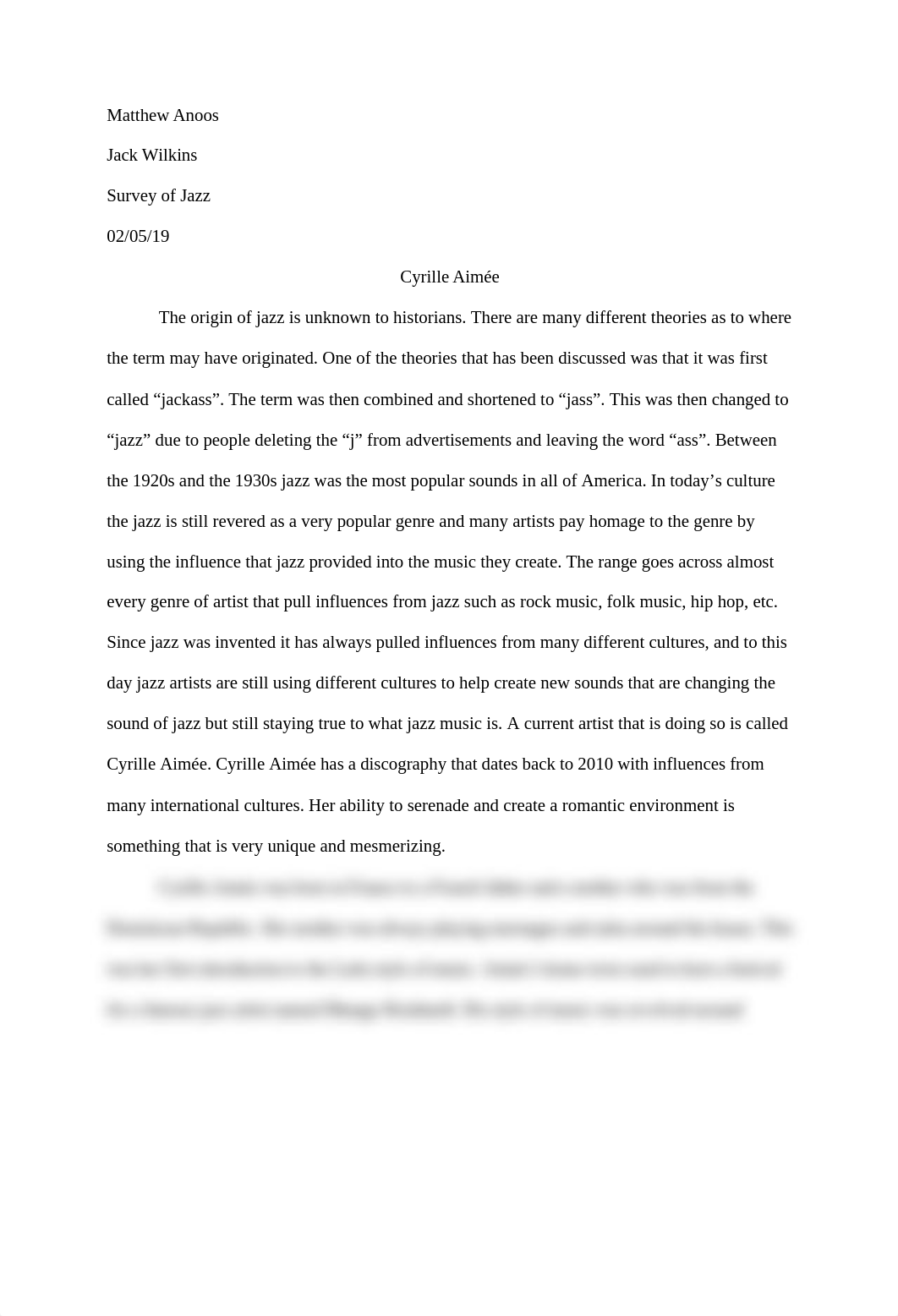 Survey of jazz essay .docx_dkw6pkl6hu1_page1