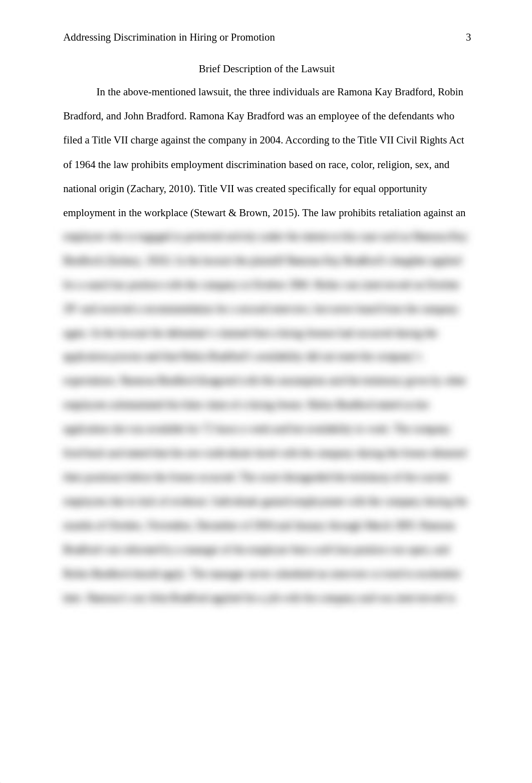 Unit II Discrimination in the Workplace Case Study BHR 3352-15Q-1B19-S1 Human Resource Management P._dkwd17dkai8_page3