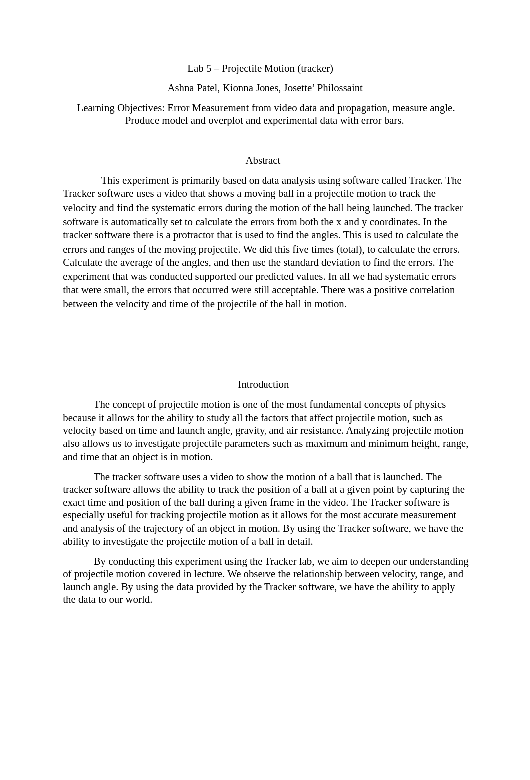 Projectile Motion Tracker Lab Report.docx_dkwheoqrtf5_page1