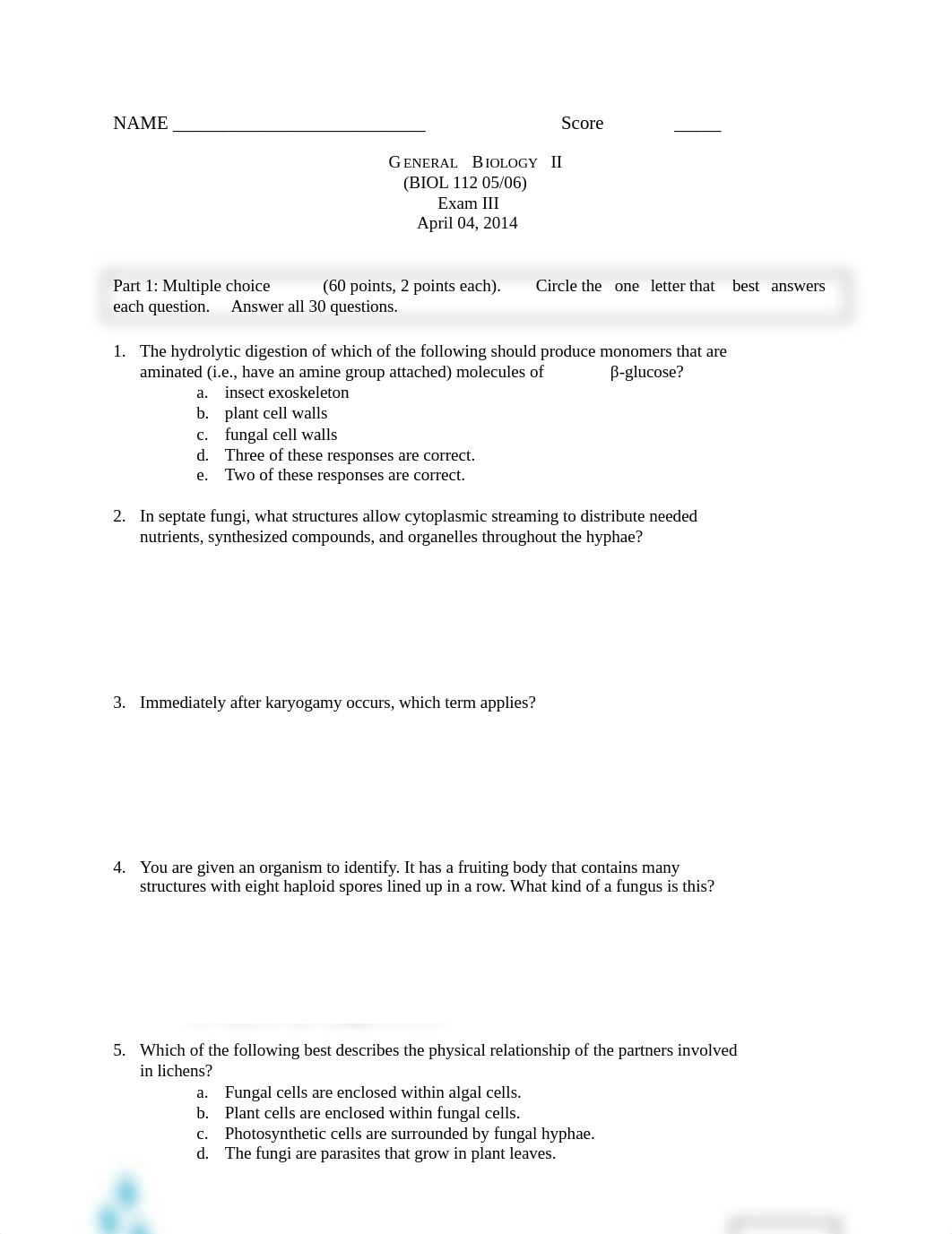 BIOL 112 S14 - Exam III  answers vers 3A.docx_dkwixb5x3vr_page1