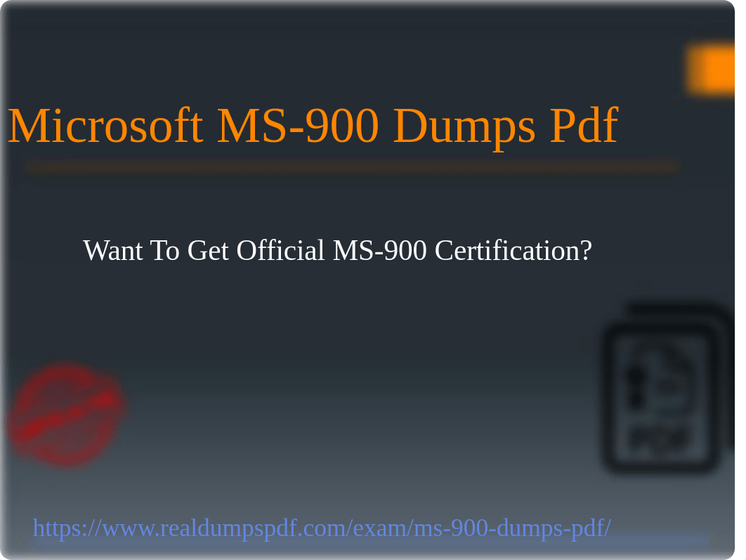 Microsoft MS-900 Dumps Pdf ~ A Way To Get 100% Score.pdf_dkwun1dxgye_page1