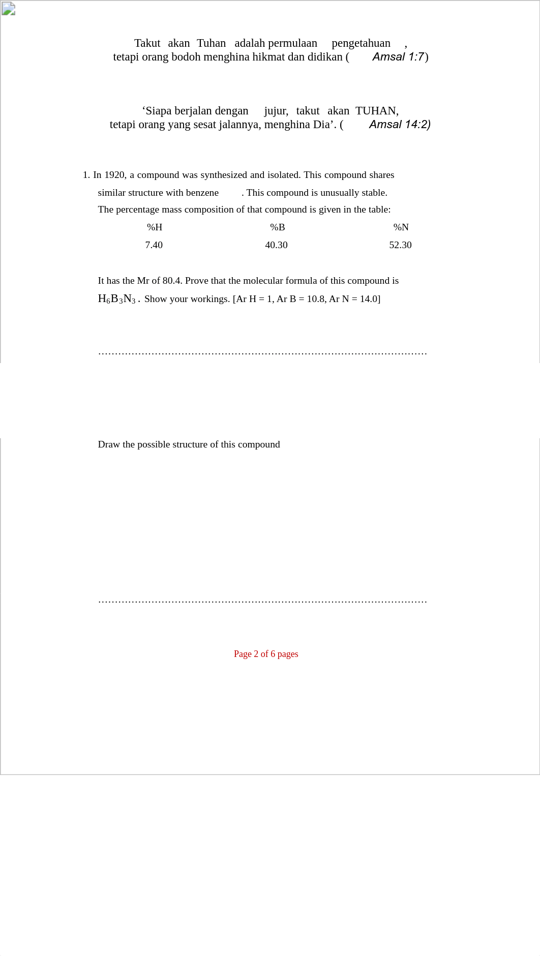 soal latihan aromatic compounds -3 Cath.pdf_dkx43s5k5ny_page1