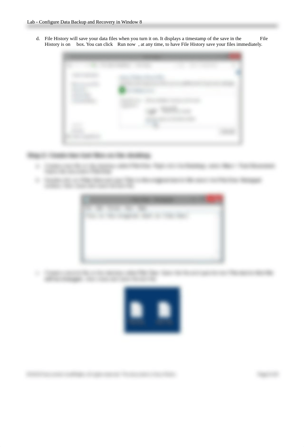 12.3.1.3 Lab - Configure Data Backup and Recovery in Windows 8,10.docx_dkx8msuya8a_page2