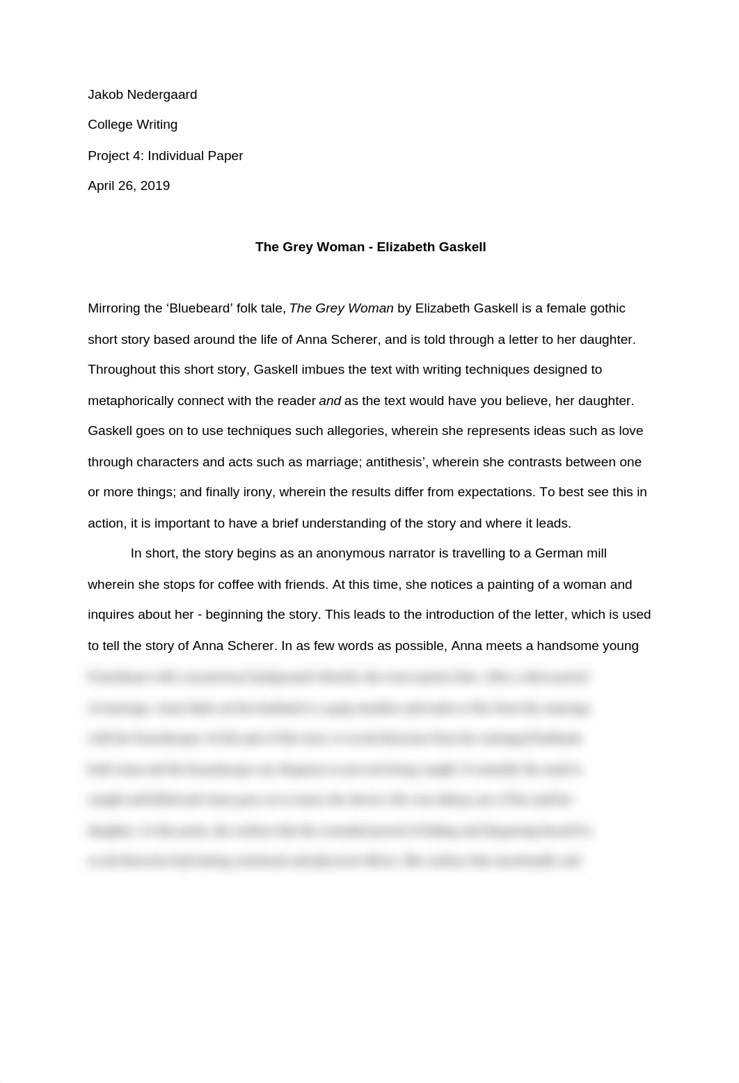 The Grey Woman - Nedergaard Essay 4.docx_dkxfe4sukws_page1