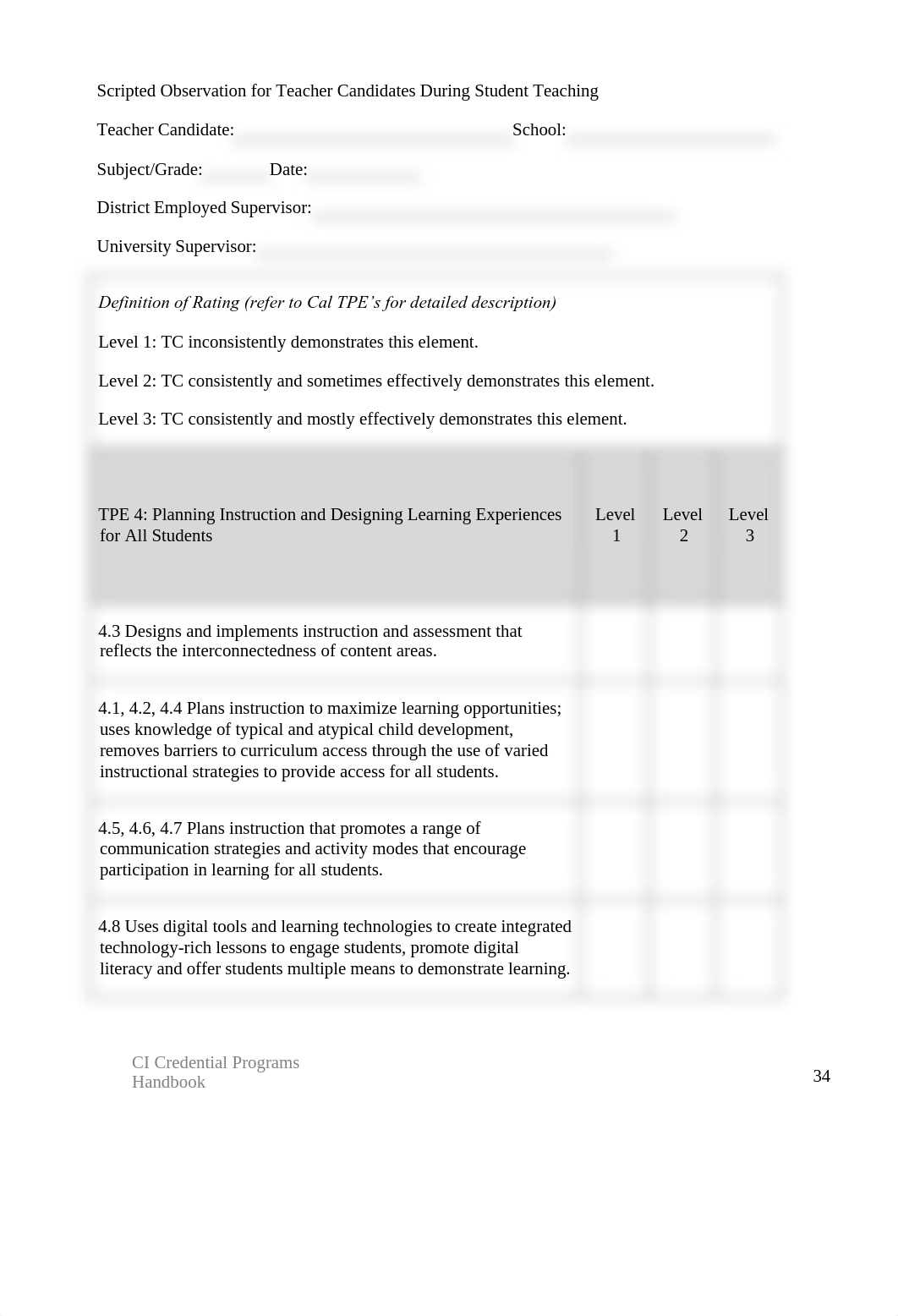 CalTPA Student Teacher Formal Observation Rubric.pdf_dky5qs1zzrb_page1