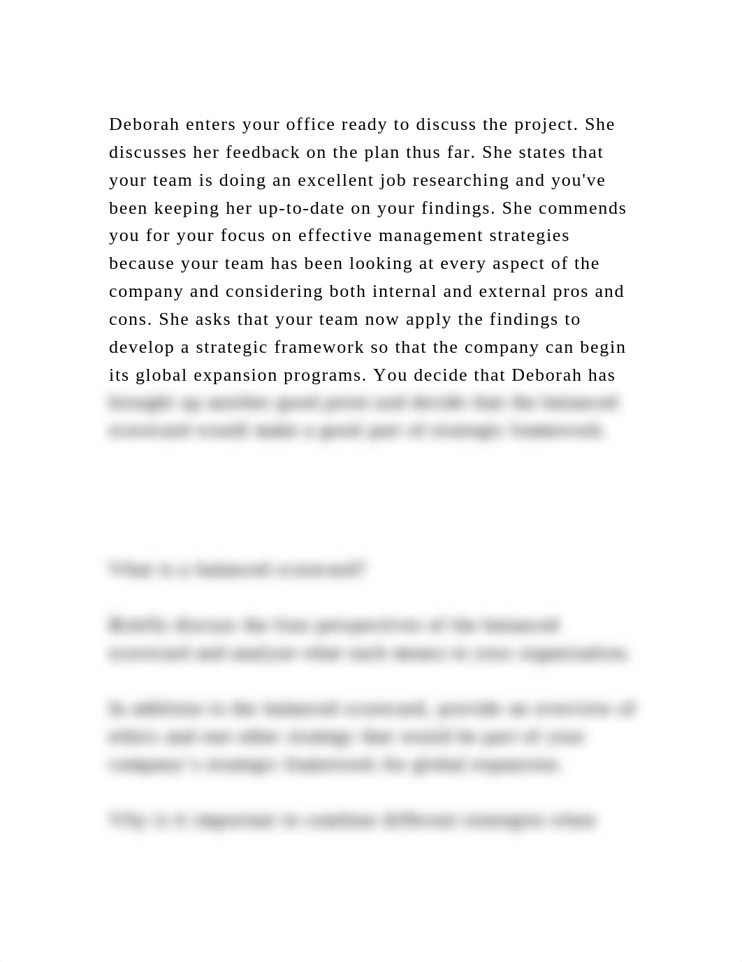 Deborah enters your office ready to discuss the project. She discuss.docx_dky8netz7ne_page2