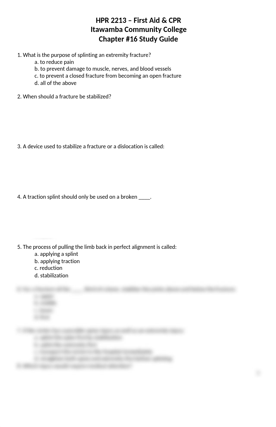 HPR 2213 - Chapter 16 Study Guide_dky9a388yhl_page1