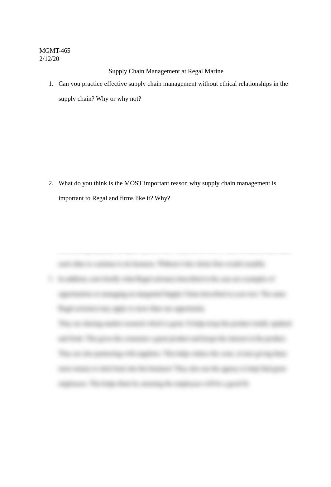 Supply Chain Management at Regal Marine.docx_dkypu0dcbm5_page1