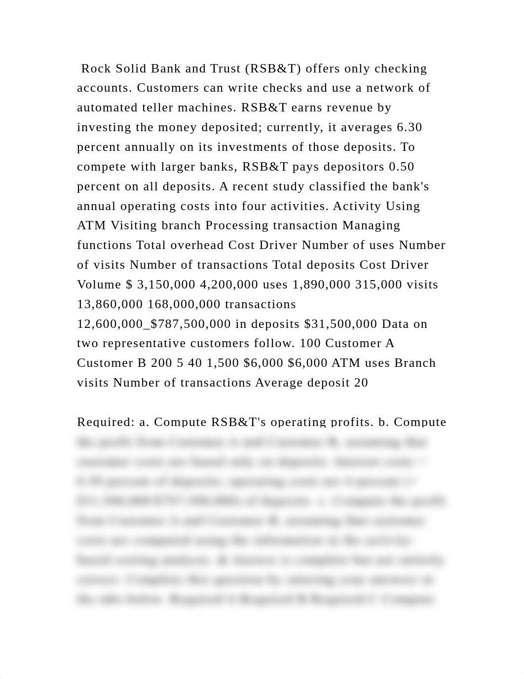 Rock Solid Bank and Trust (RSB&T) offers only checking accounts. Cust.docx_dkyvo5wk4qz_page2