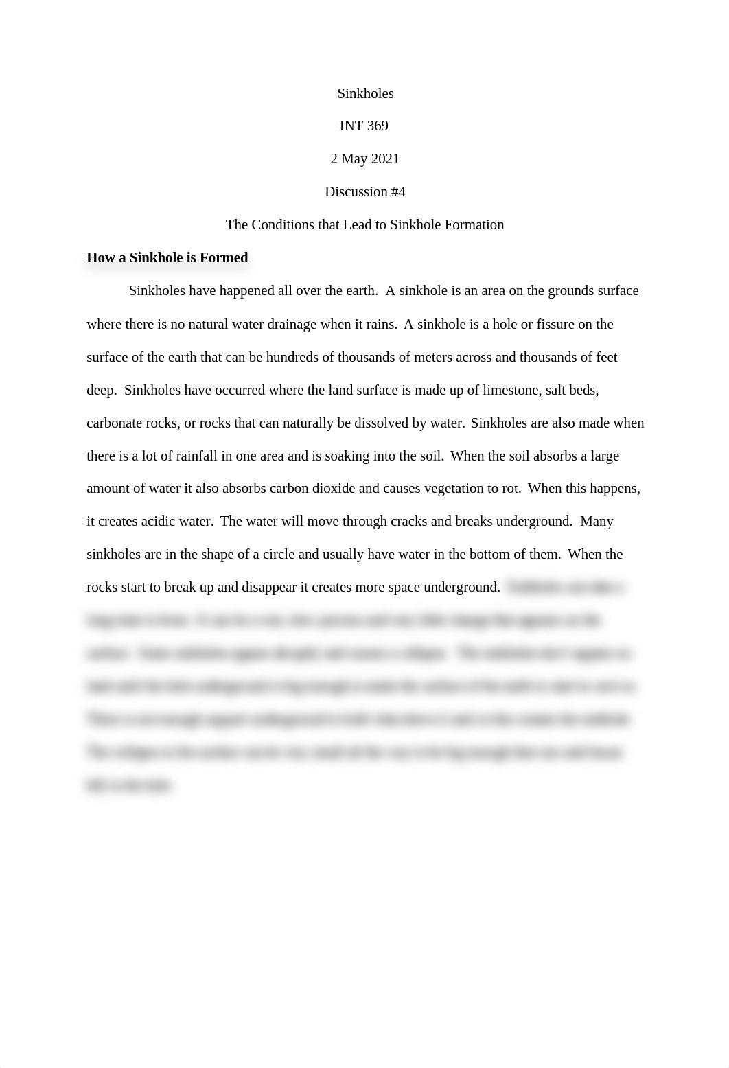 INT 369 Discussion #4 Sinkhole Formation #1.docx_dkzaune2gvm_page1