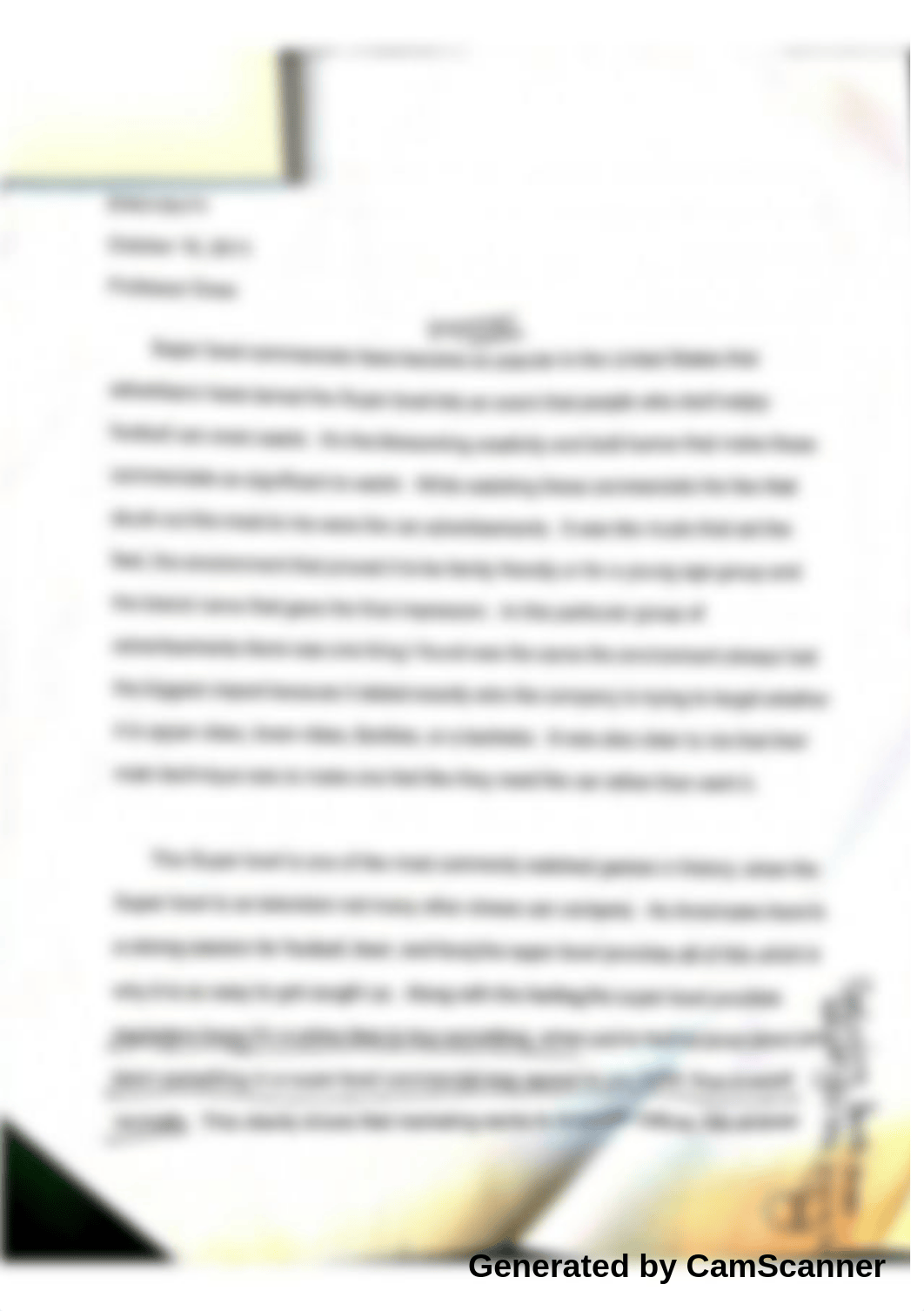 ENG 130 Rough Draft Super Bowl Essay_dkzcidre7bi_page1