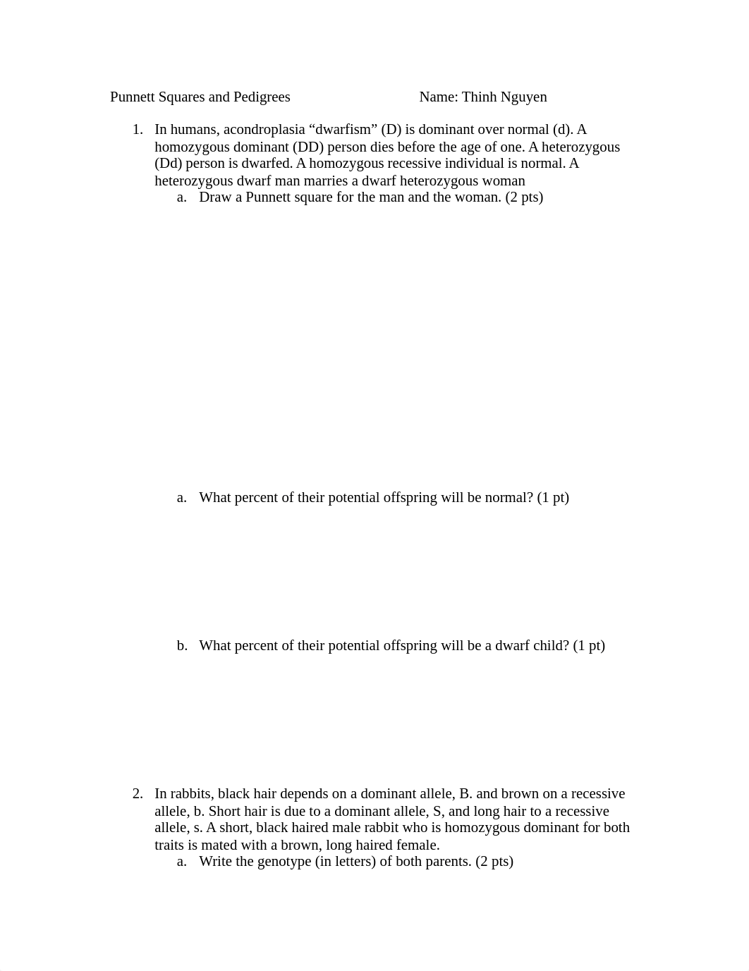 Punnett and Pedigree HW.doc_dkzfvh6623y_page1