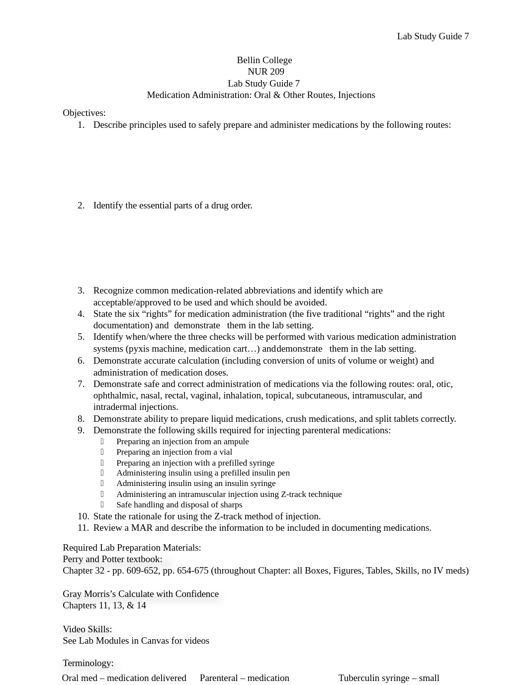 07 Lab Med Administration-Oral & Other Routes, Injections-1.doc_dkzkzia2tu1_page1