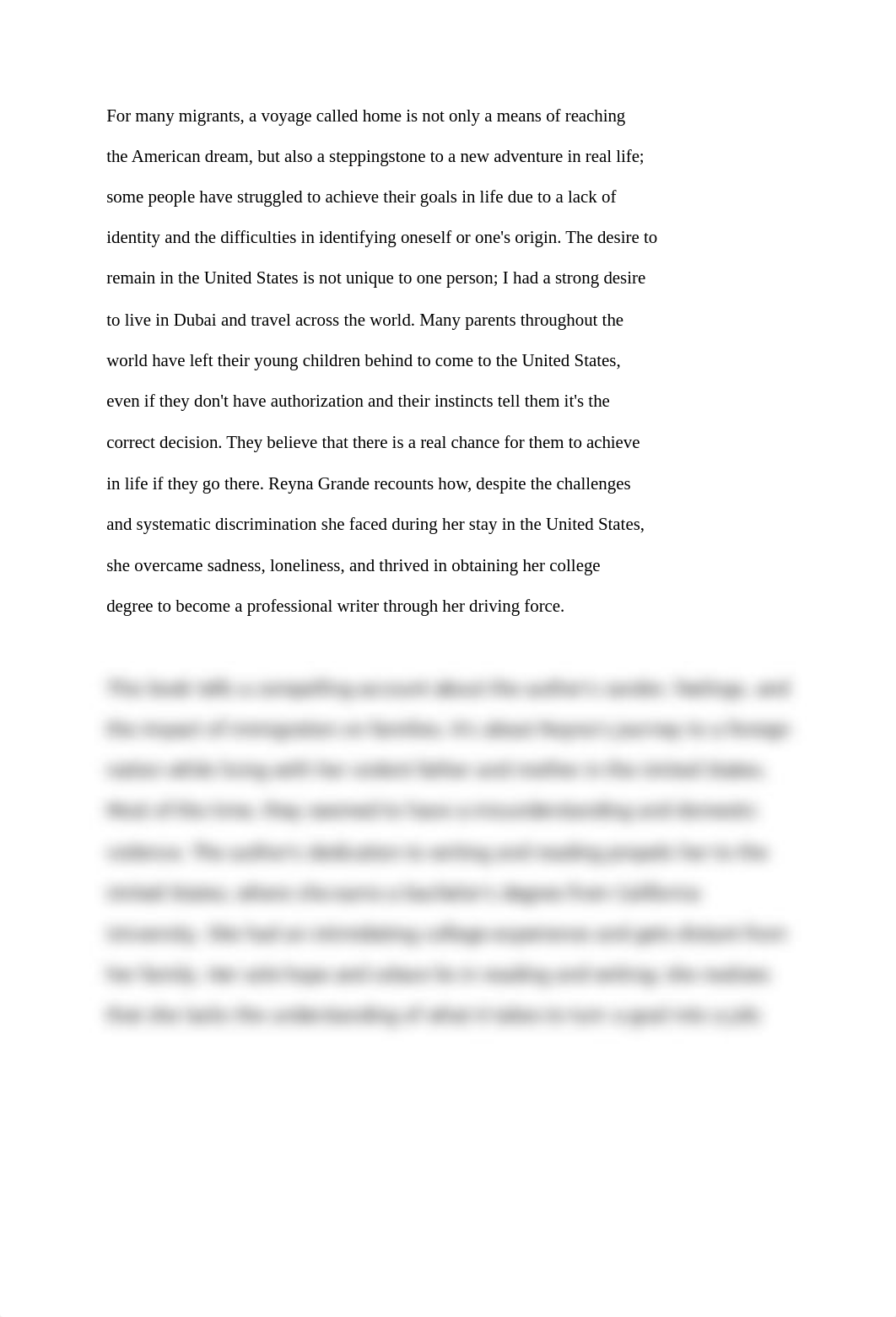 Life and leadership essay a dream called home.docx_dl00pw03x00_page1