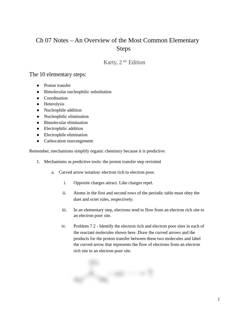 Ch 07 Notes - An Overview of the Most Common Elementary Steps.pdf_dl092mq828m_page1