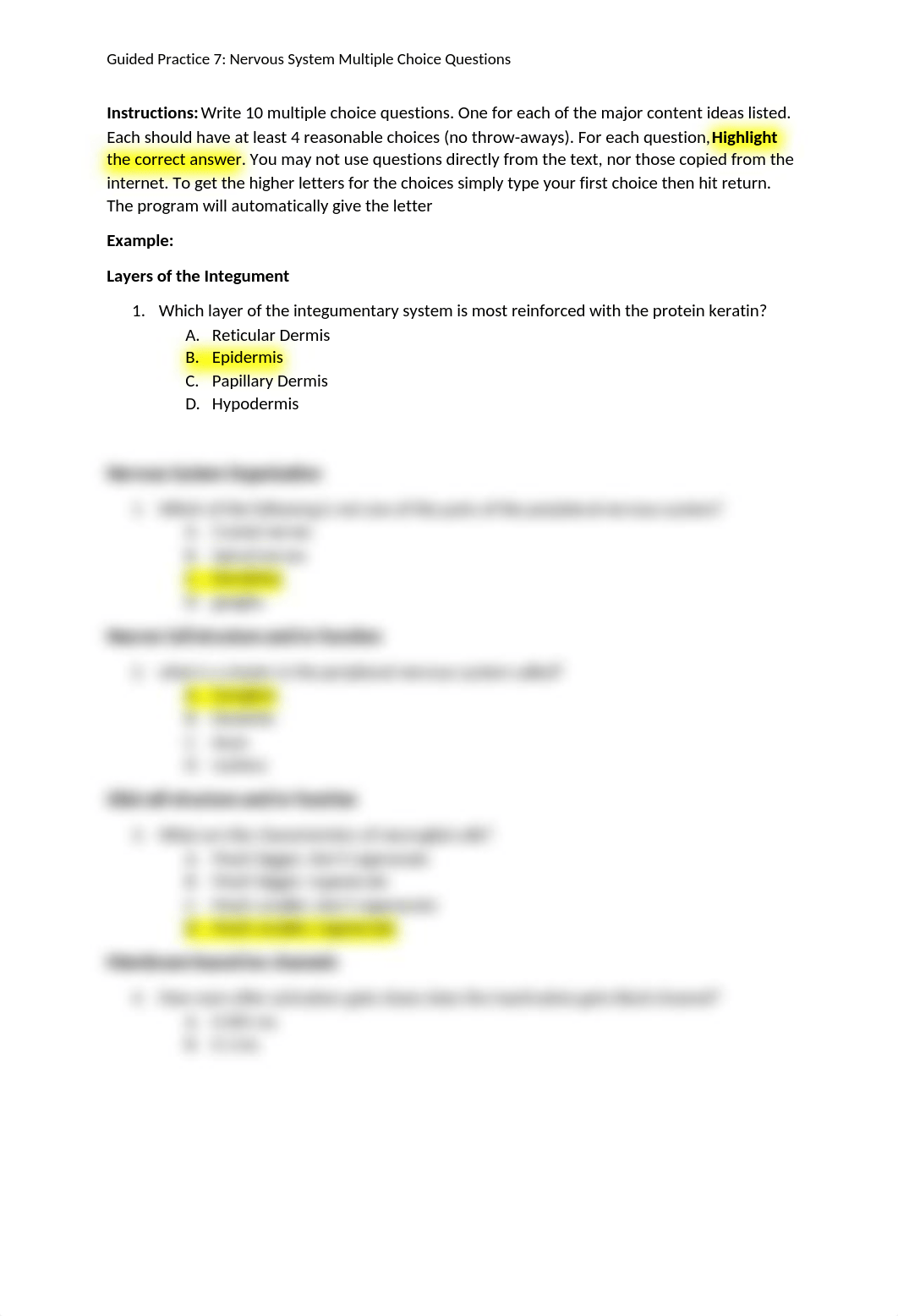 BIOL 243 Guided Practice 7 - Nervous System Multiple Choice(1) (1) (1).docx_dl0hc01uniw_page1