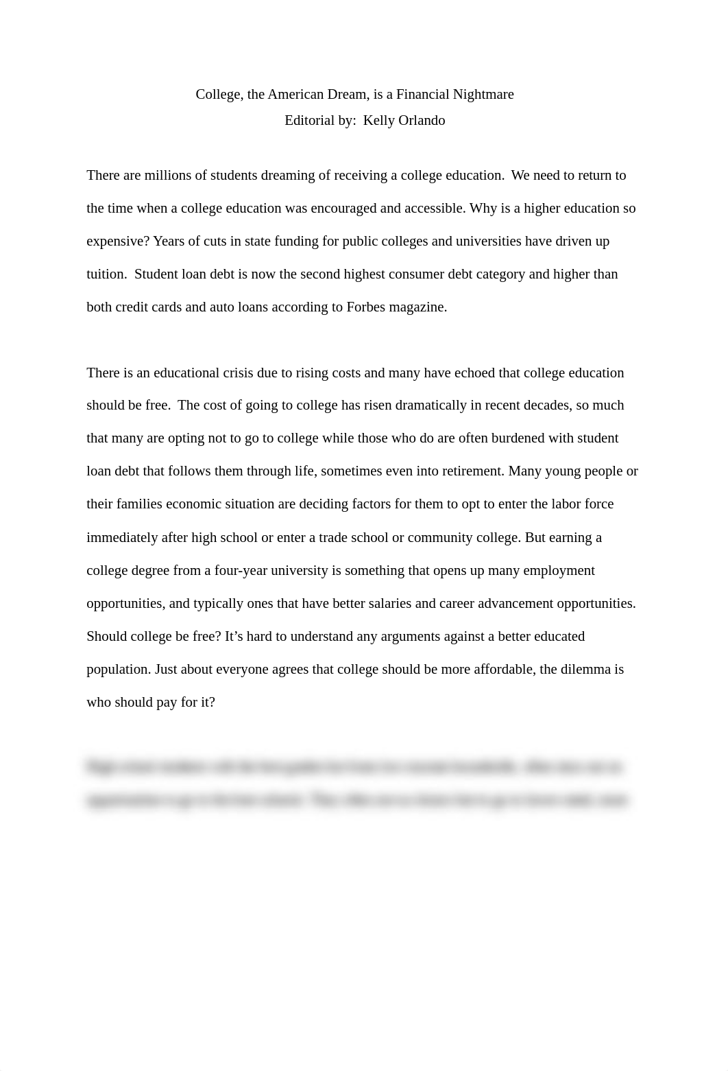 Kelly Orlando Editorial # 1 College Should be Free.docx_dl0klmezi9l_page1