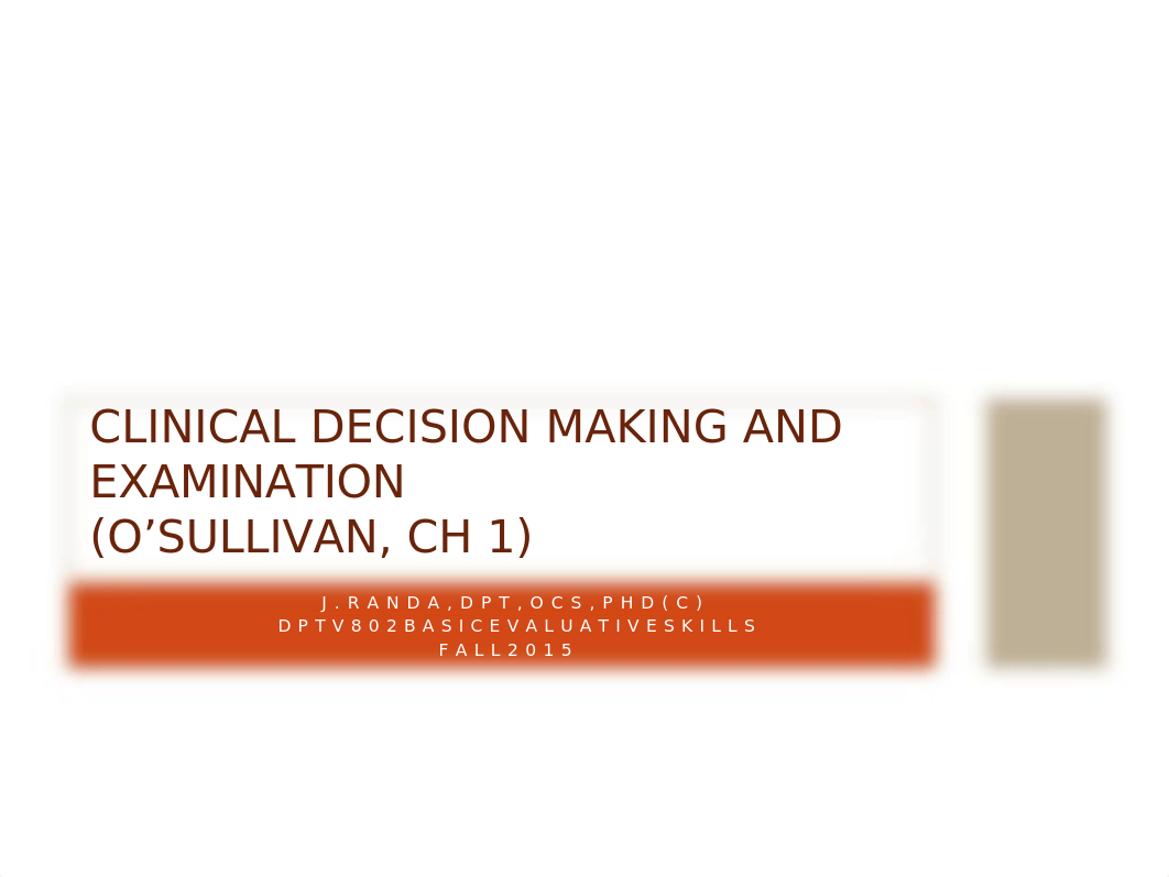 DPTV802 101 Clinical Decision Making and Examination (Ch 1)_dl0uj3uez9n_page1