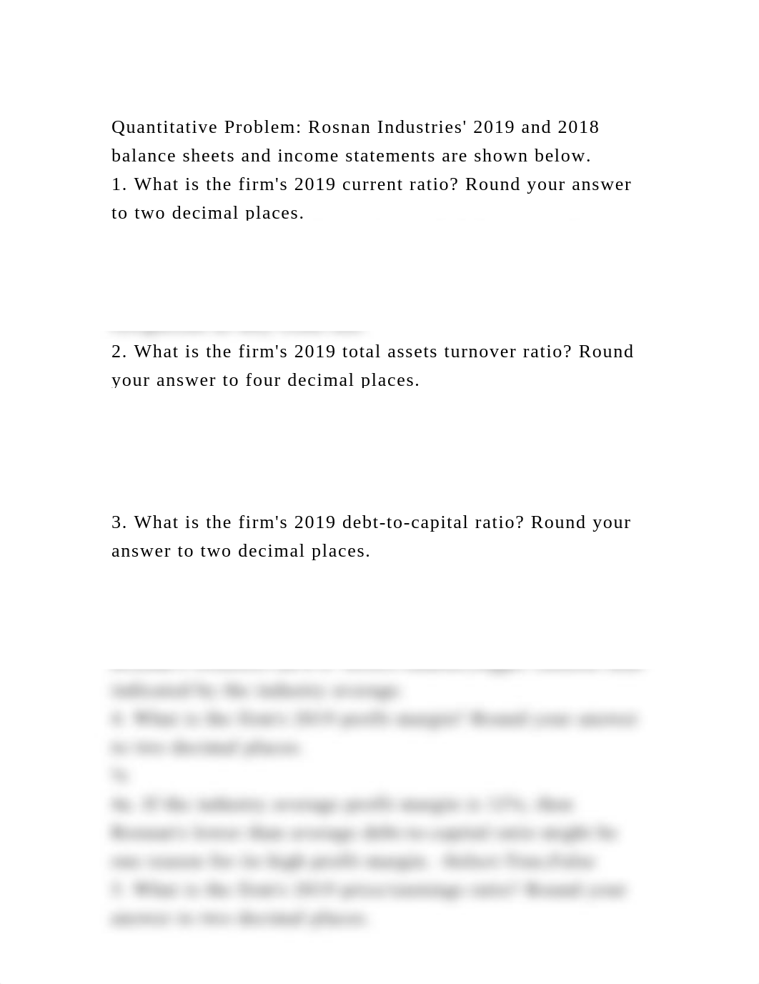 Quantitative Problem Rosnan Industries 2019 and 2018 balance sheet.docx_dl0xdf4vwel_page2