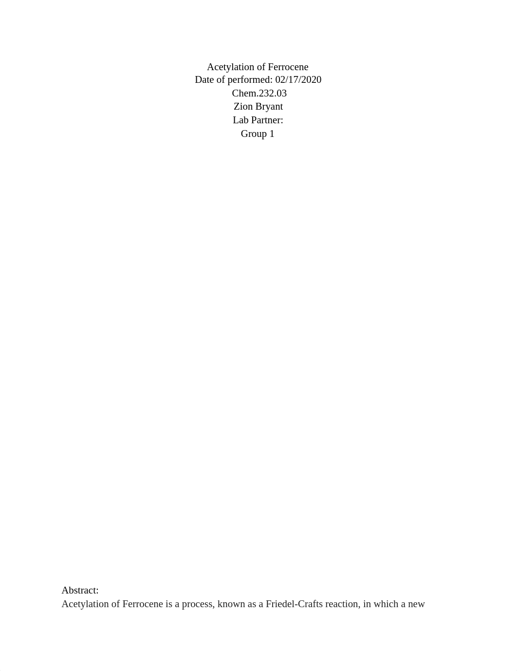 Experiment 5_Acetylation of Ferrocene.docx_dl122bkvvxb_page1