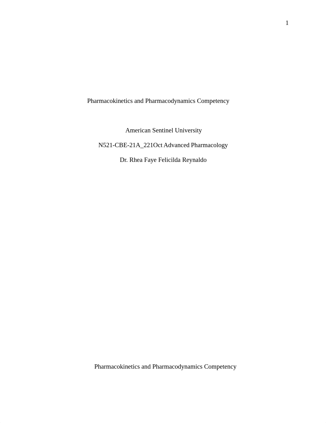 Pharmacokinetics and Pharmacodynamics Competency.docx_dl13l70edjw_page1