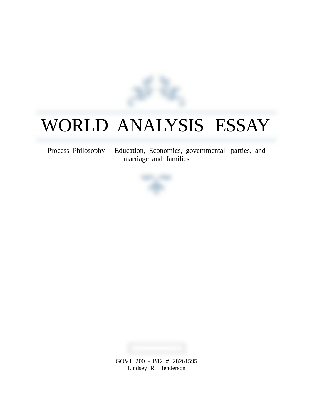 worldview analysis paper - Lindsey  Henderson.docx_dl18hb618cm_page1