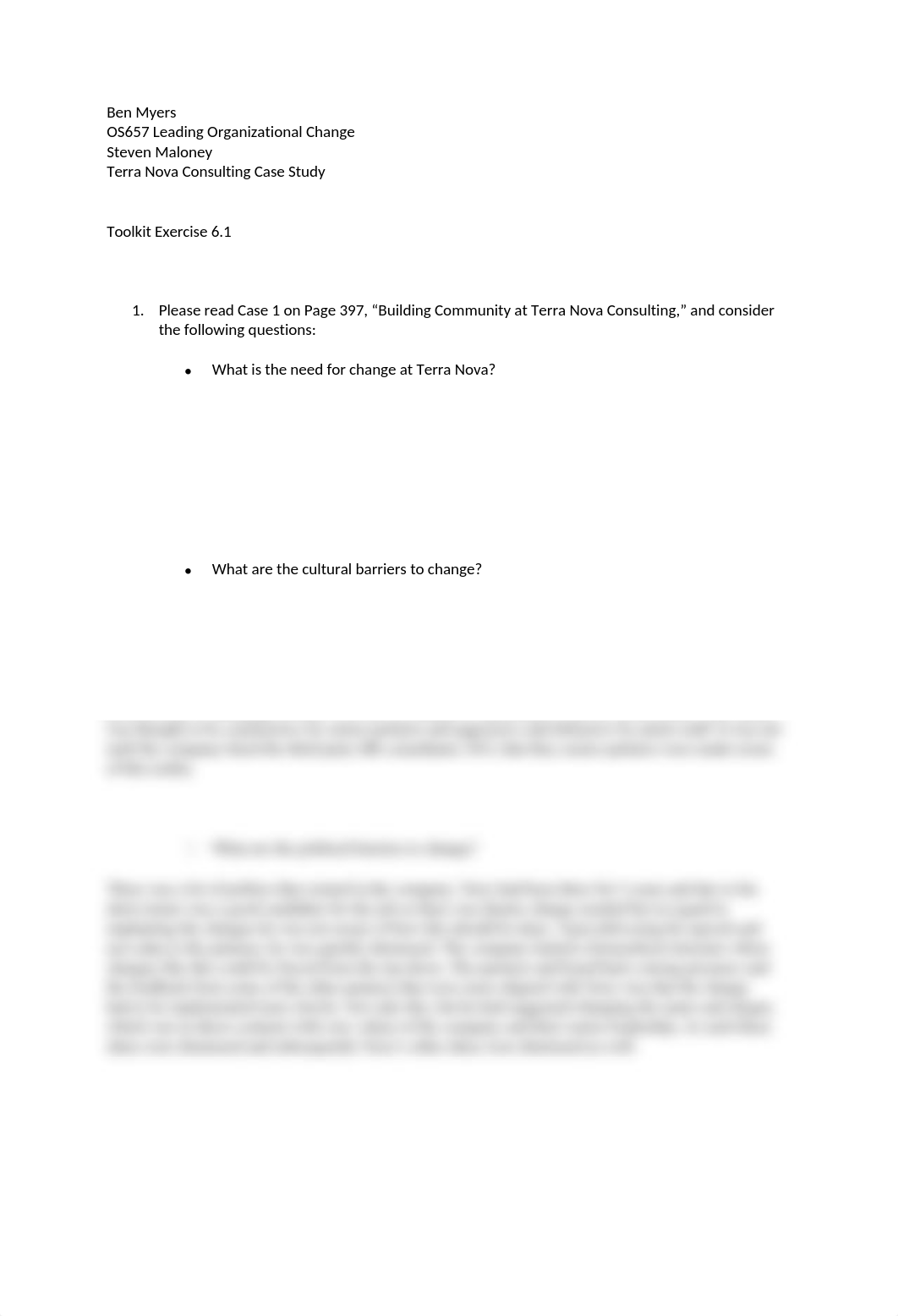 OS657 Leading Organizational Change - Homework - Terra Nova Consulting Case Study.docx_dl1cufp0mi3_page1