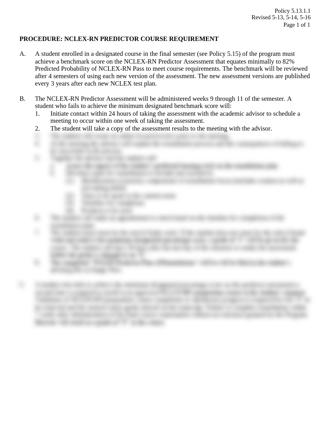 Procedure sheet NCLEX-RN Predictor Course Requirement rev.5-16.pdf_dl1n8iu1w95_page1