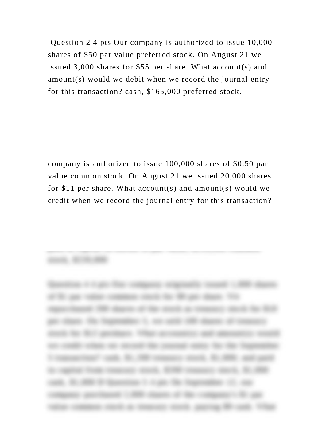 Question 2 4 pts Our company is authorized to issue 10,000 shares of .docx_dl1nsmsxvxw_page2